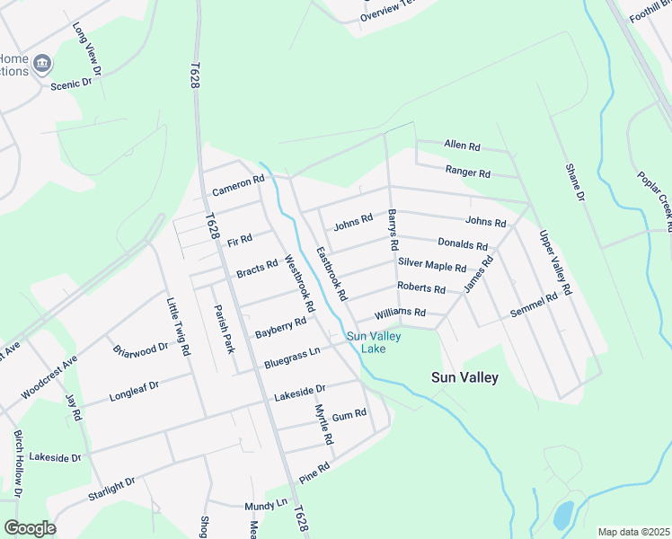 map of restaurants, bars, coffee shops, grocery stores, and more near 406 Eastbrook Road in Effort