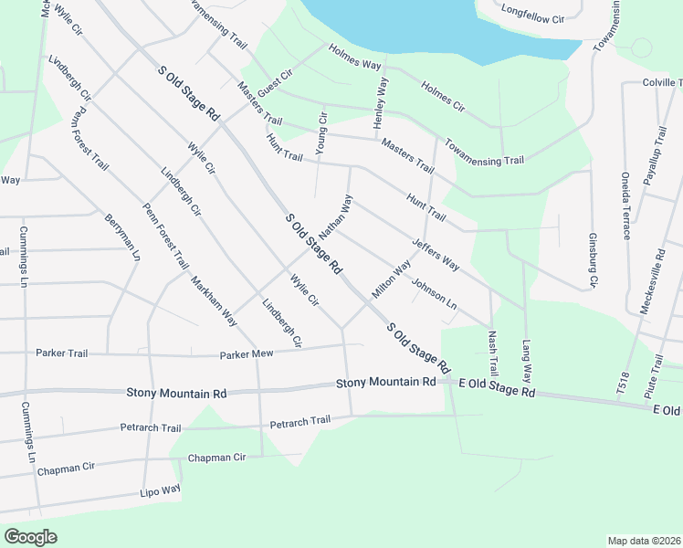 map of restaurants, bars, coffee shops, grocery stores, and more near in Towamensing Trails