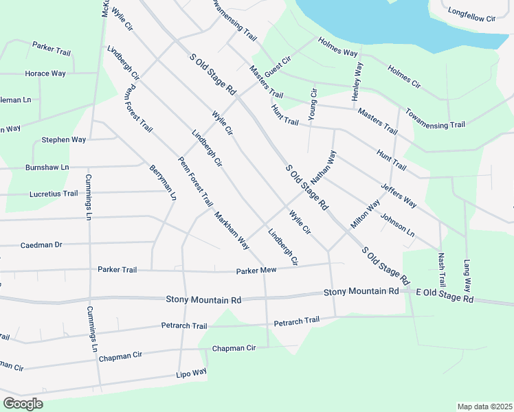map of restaurants, bars, coffee shops, grocery stores, and more near 145 Lindbergh Circle in Albrightsville