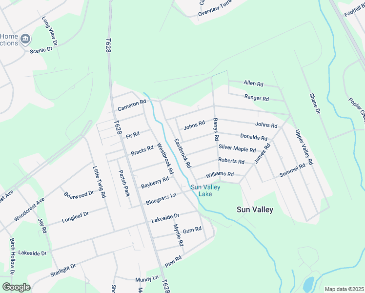 map of restaurants, bars, coffee shops, grocery stores, and more near 1401 Donalds Road in Effort