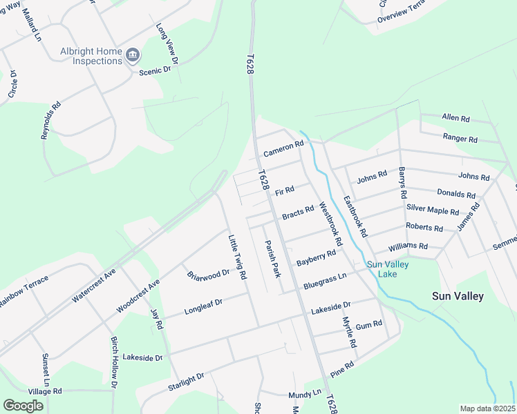 map of restaurants, bars, coffee shops, grocery stores, and more near 8 Gooseberry Drive in Effort