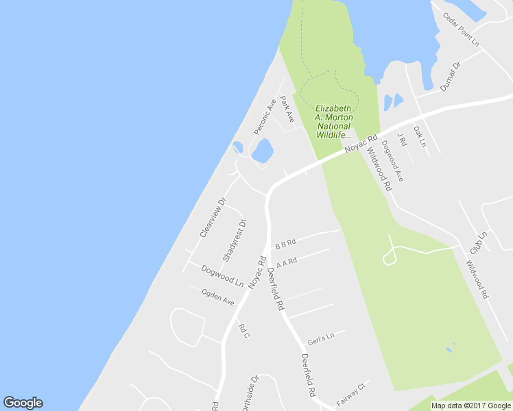 map of restaurants, bars, coffee shops, grocery stores, and more near 1A Bittersweet Lane in Sag Harbor