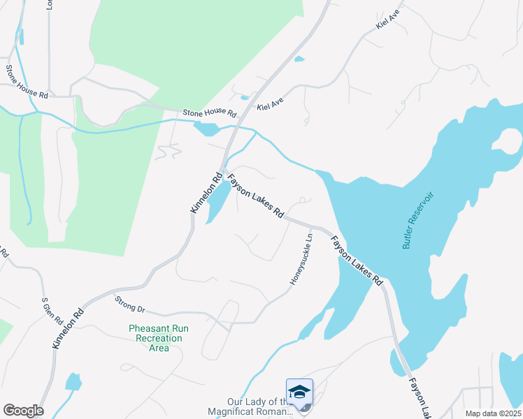 map of restaurants, bars, coffee shops, grocery stores, and more near 103 Fayson Lakes Road in Kinnelon