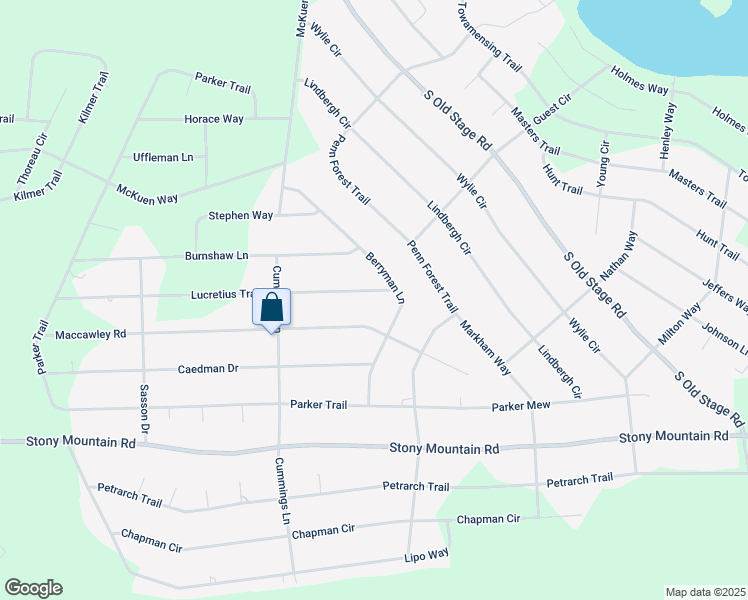 map of restaurants, bars, coffee shops, grocery stores, and more near 144 Lucretius Trail in Albrightsville