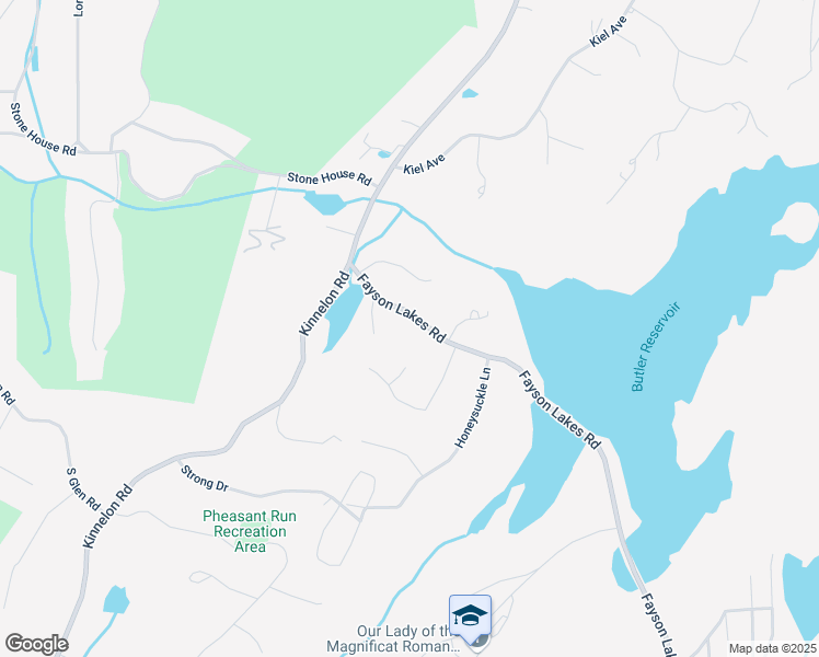 map of restaurants, bars, coffee shops, grocery stores, and more near 103 Fayson Lakes Road in Kinnelon