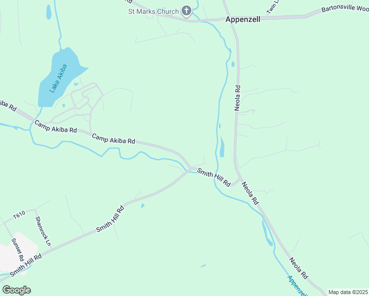 map of restaurants, bars, coffee shops, grocery stores, and more near 202 Camp Akiba Road in Stroudsburg