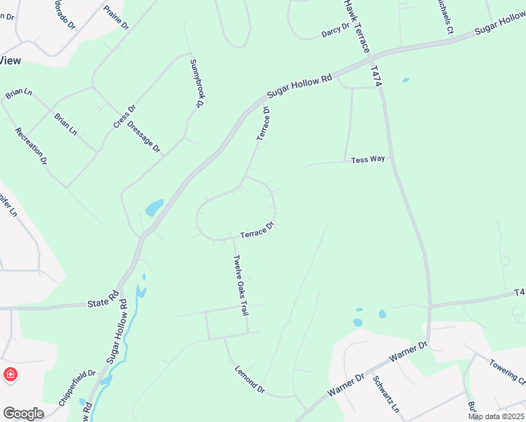 map of restaurants, bars, coffee shops, grocery stores, and more near 227 Terrace Dr in Saylorsburg