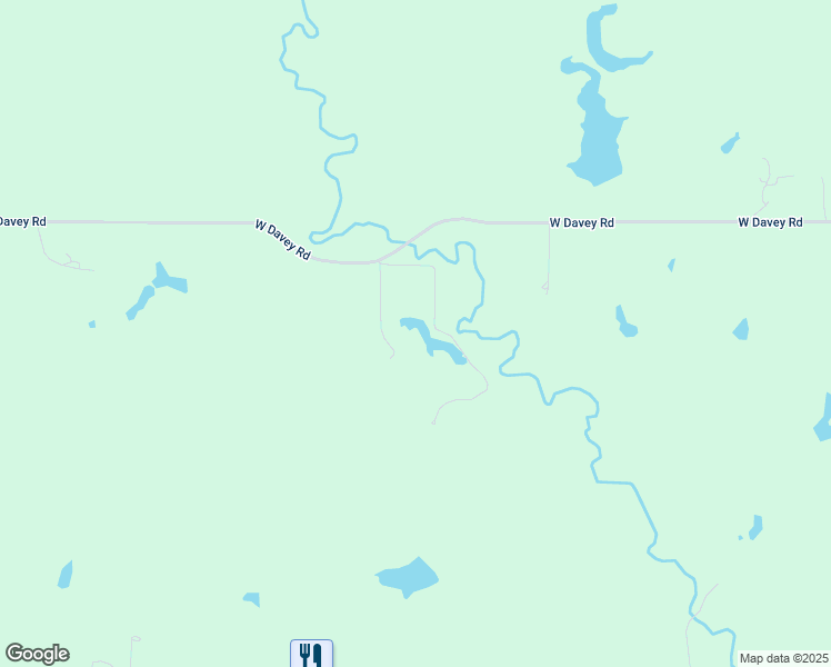 map of restaurants, bars, coffee shops, grocery stores, and more near 2801 West Davey Road in Raymond