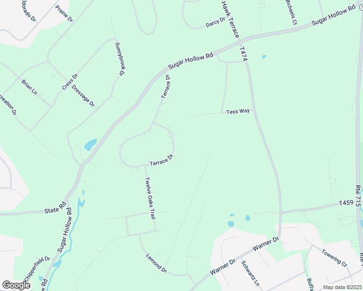 map of restaurants, bars, coffee shops, grocery stores, and more near 227 Terrace Dr in Saylorsburg