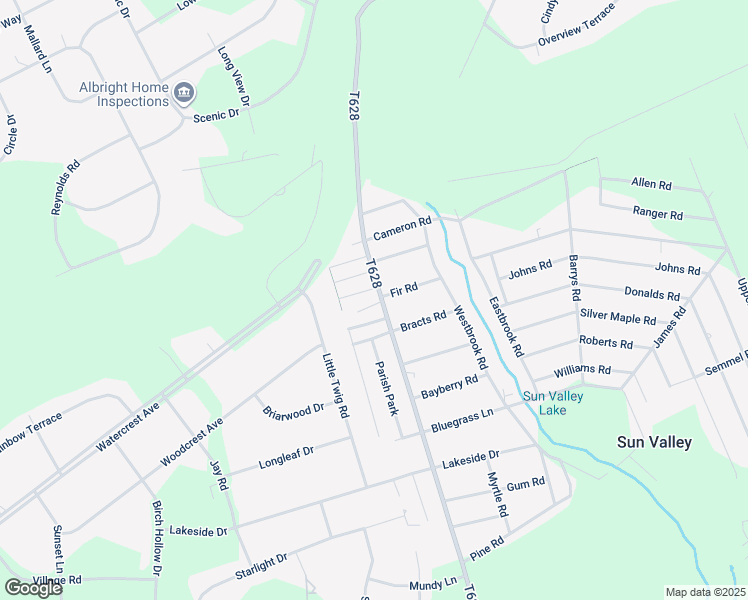 map of restaurants, bars, coffee shops, grocery stores, and more near 5 Gooseberry Drive in Effort