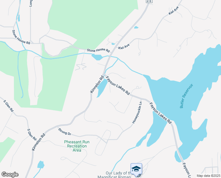 map of restaurants, bars, coffee shops, grocery stores, and more near 111 Fayson Lakes Road in Kinnelon