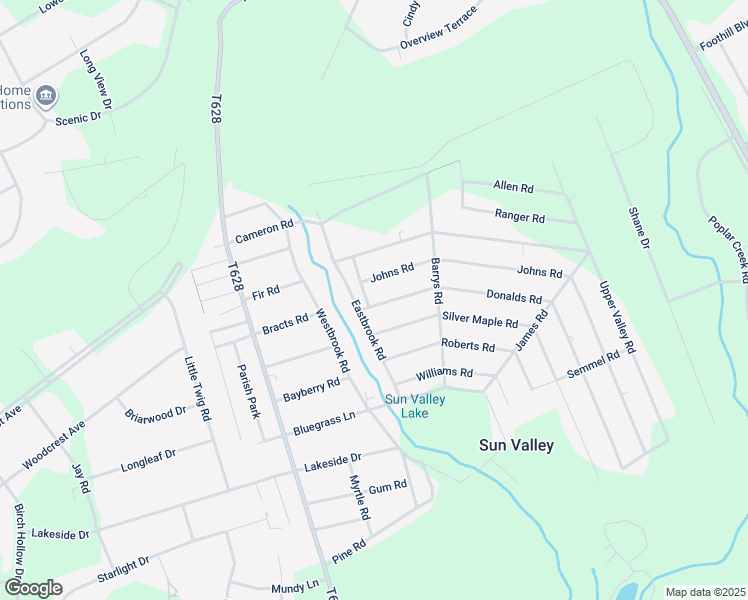 map of restaurants, bars, coffee shops, grocery stores, and more near 1401 Donalds Road in Effort