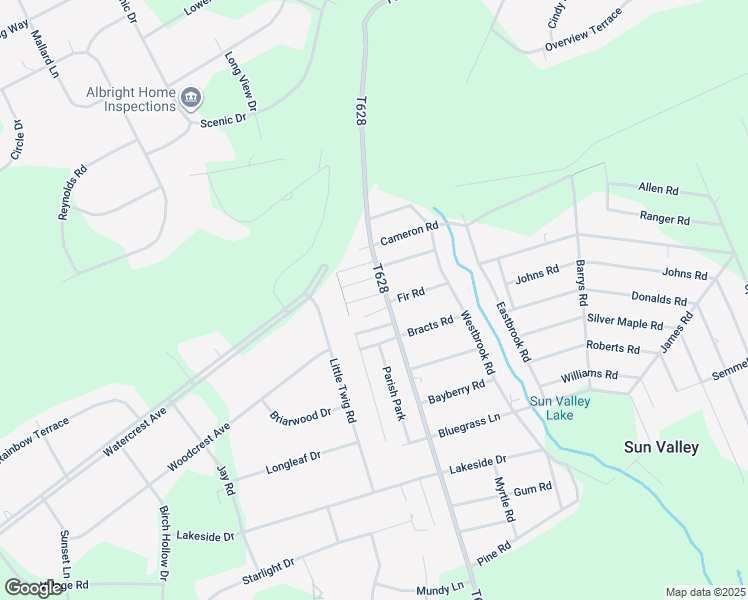 map of restaurants, bars, coffee shops, grocery stores, and more near 8 Cherry Tree Lane in Effort