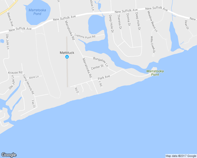 map of restaurants, bars, coffee shops, grocery stores, and more near 1398 Park Avenue in Mattituck