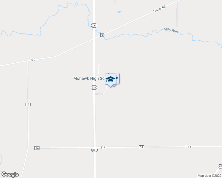map of restaurants, bars, coffee shops, grocery stores, and more near 605 Ohio 231 in Sycamore
