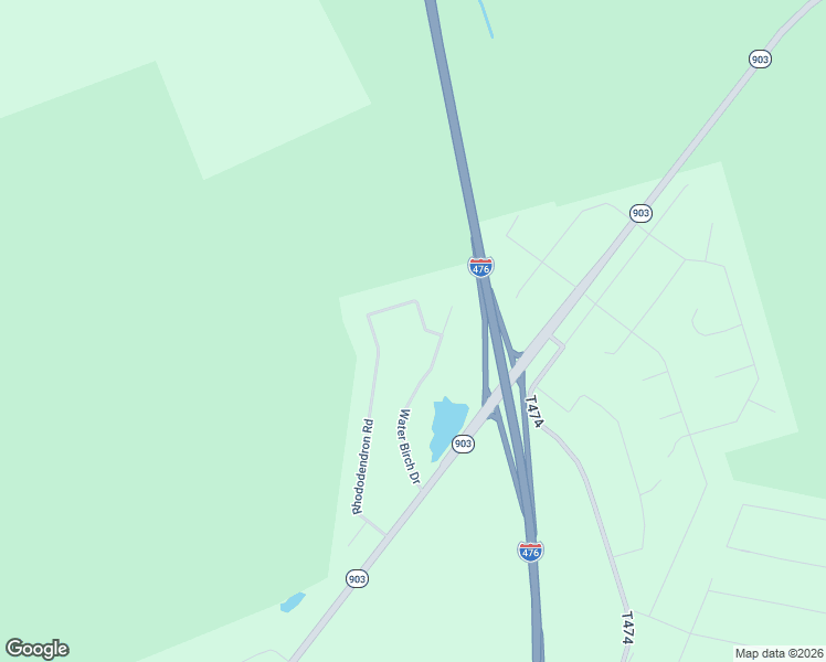 map of restaurants, bars, coffee shops, grocery stores, and more near 5 Water Birch Drive in Jim Thorpe