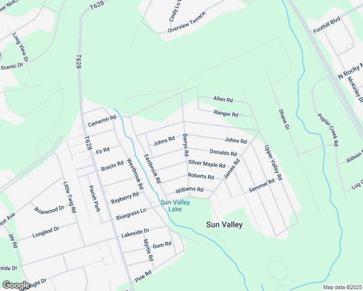 map of restaurants, bars, coffee shops, grocery stores, and more near 1417 Donalds Road in Effort