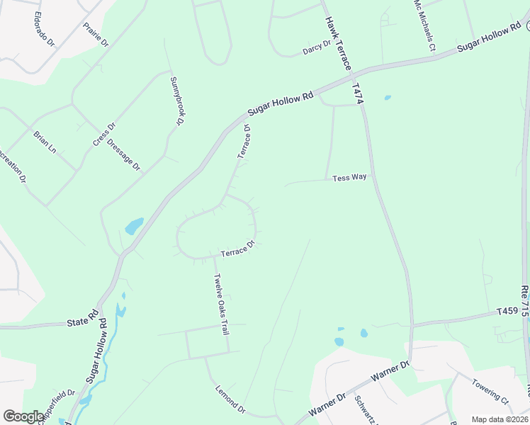 map of restaurants, bars, coffee shops, grocery stores, and more near 227 Terrace Dr in Saylorsburg