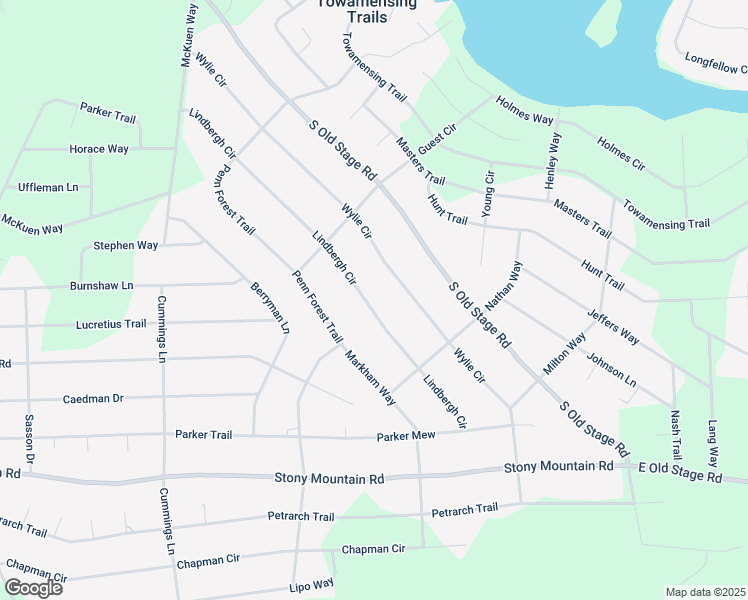 map of restaurants, bars, coffee shops, grocery stores, and more near 123 Lindbergh Circle in Albrightsville