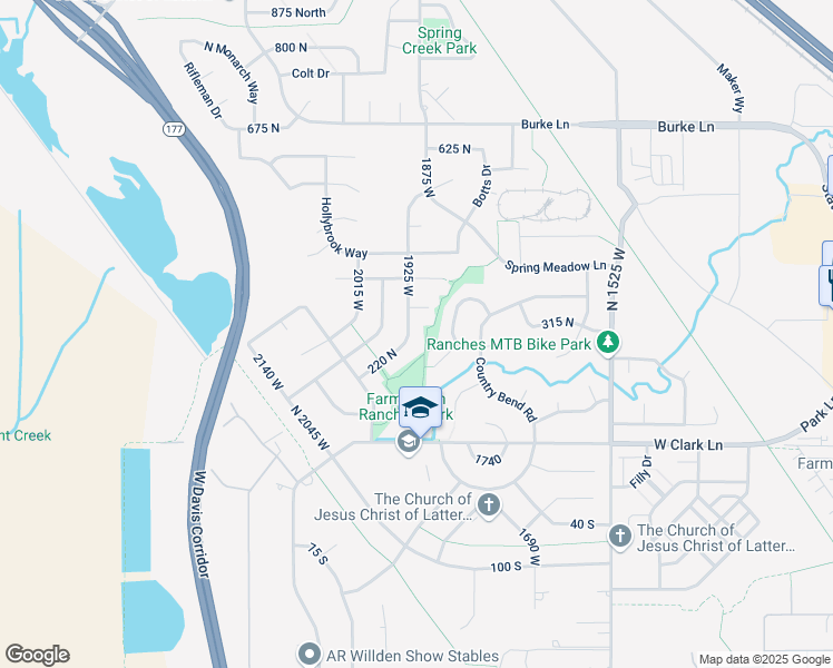 map of restaurants, bars, coffee shops, grocery stores, and more near 332 West Old Fort Road in Farmington