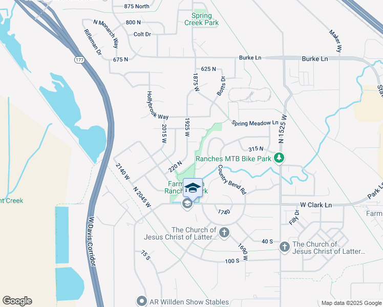 map of restaurants, bars, coffee shops, grocery stores, and more near 332 West Old Fort Road in Farmington