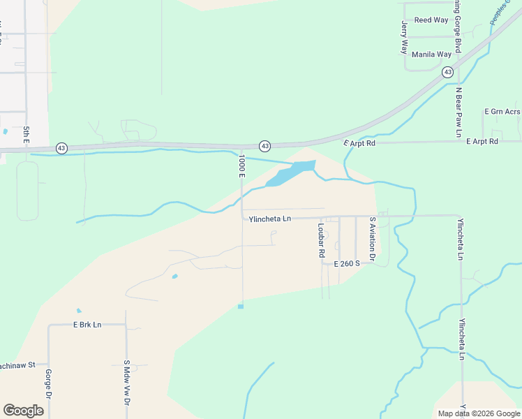 map of restaurants, bars, coffee shops, grocery stores, and more near 1056 East Kokanee Lane in Manila