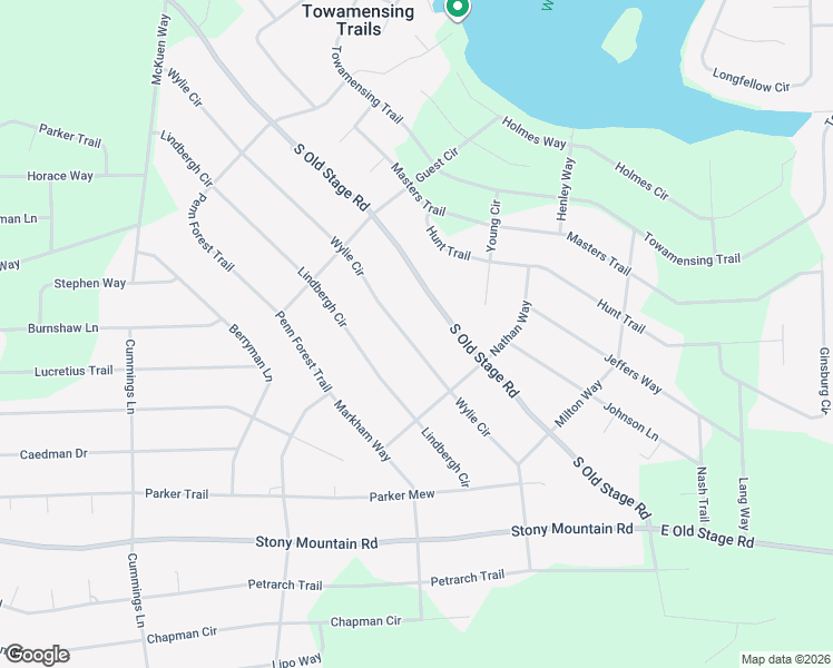 map of restaurants, bars, coffee shops, grocery stores, and more near 1903 Wylie Circle in Albrightsville