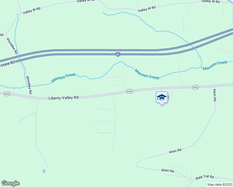 map of restaurants, bars, coffee shops, grocery stores, and more near 175 Liberty Valley Road in Danville