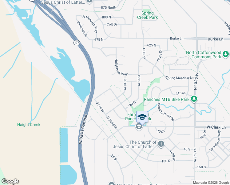 map of restaurants, bars, coffee shops, grocery stores, and more near 324 West Ironside Way in Farmington