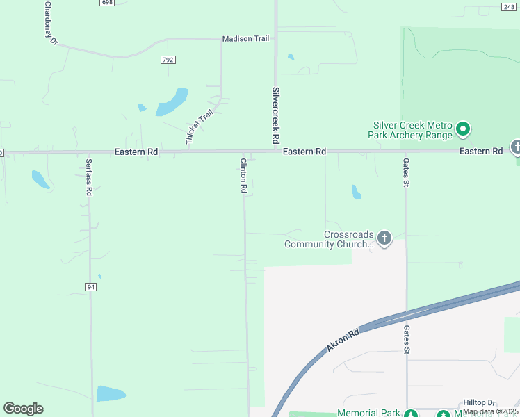 map of restaurants, bars, coffee shops, grocery stores, and more near 15325 Clinton Road in Doylestown