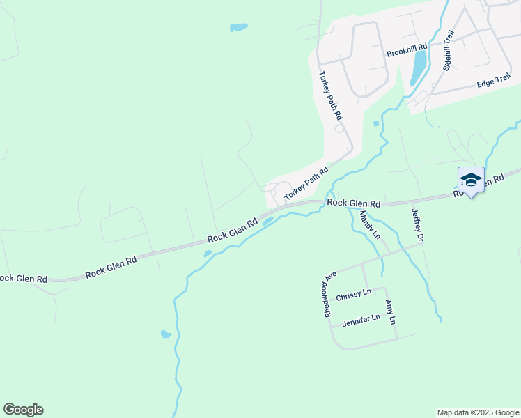 map of restaurants, bars, coffee shops, grocery stores, and more near 217 Rock Glen Road in Sugarloaf