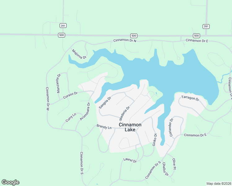 map of restaurants, bars, coffee shops, grocery stores, and more near 5104 Sangria Drive in West Salem