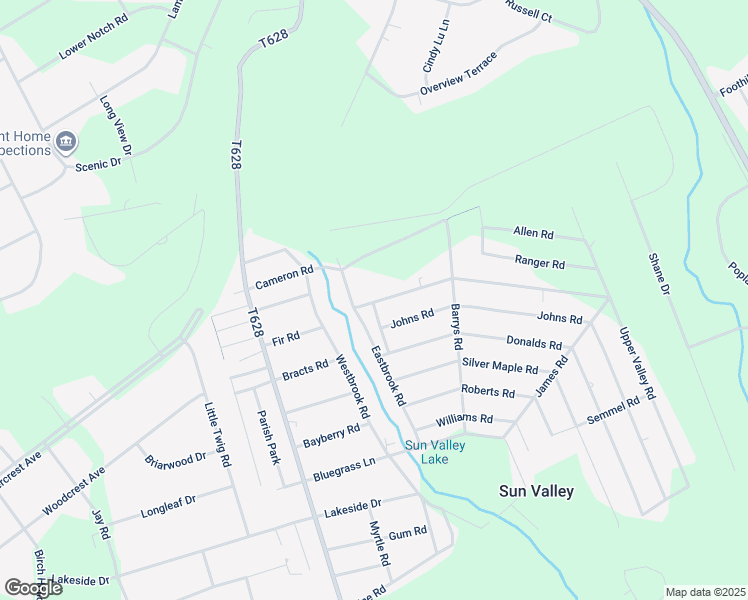 map of restaurants, bars, coffee shops, grocery stores, and more near 1401 David Lane in Effort