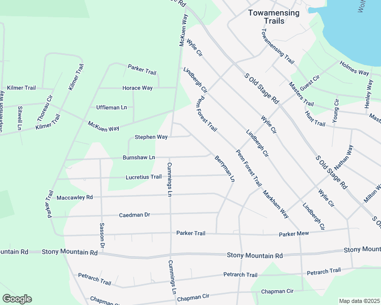 map of restaurants, bars, coffee shops, grocery stores, and more near 111 Burnshaw Lane in Albrightsville
