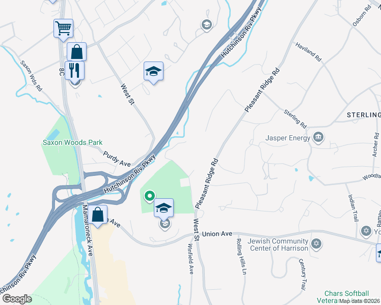 map of restaurants, bars, coffee shops, grocery stores, and more near 819 West Street in Harrison