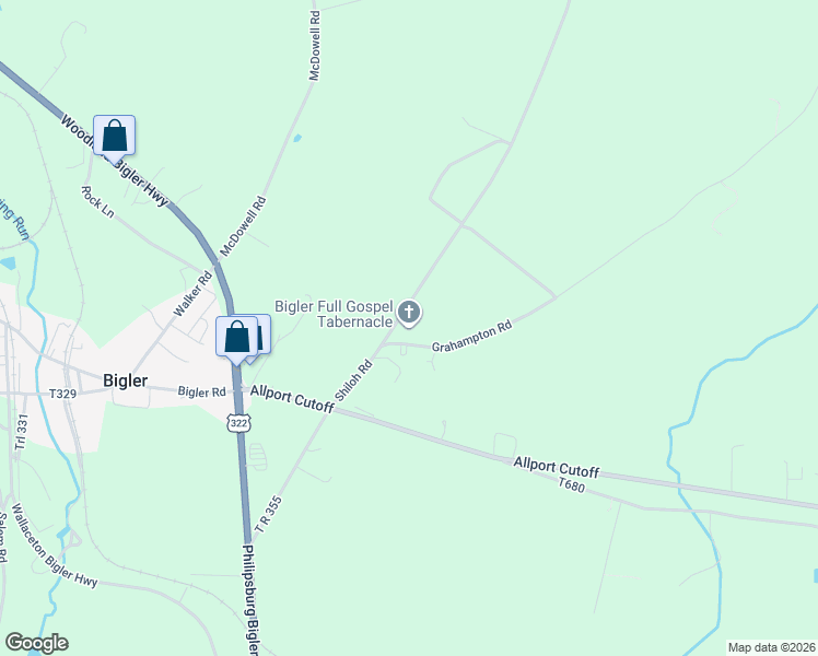 map of restaurants, bars, coffee shops, grocery stores, and more near 246 Shiloh Road in Woodland