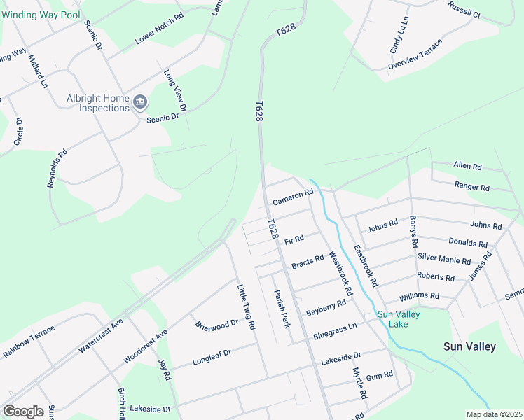 map of restaurants, bars, coffee shops, grocery stores, and more near 931 Toll Road in Effort