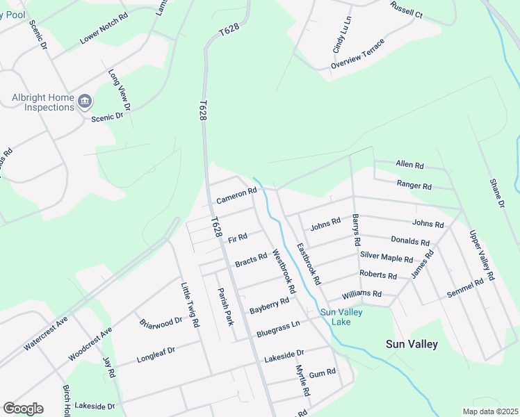 map of restaurants, bars, coffee shops, grocery stores, and more near 204 Westbrook Road in Effort