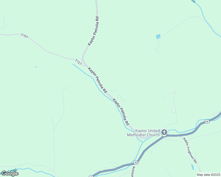 map of restaurants, bars, coffee shops, grocery stores, and more near Kaylor Petrolia Rd in Karns City