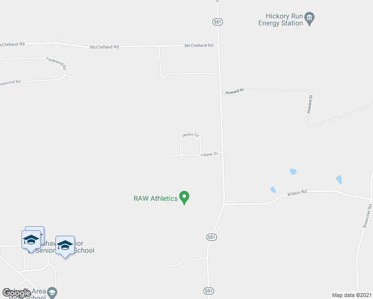 map of restaurants, bars, coffee shops, grocery stores, and more near 135 Leeper Drive in New Castle