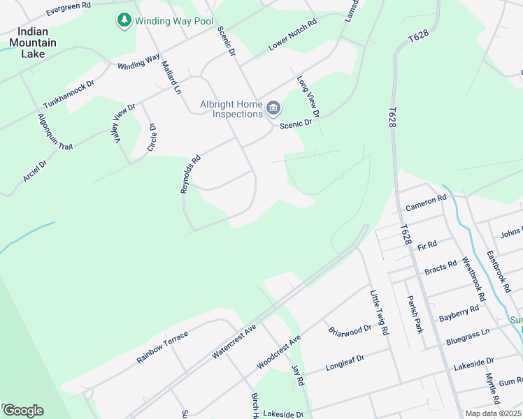 map of restaurants, bars, coffee shops, grocery stores, and more near 303 Valley View Drive in Effort