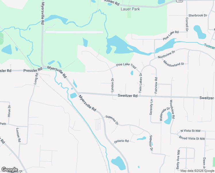map of restaurants, bars, coffee shops, grocery stores, and more near 2637 Sweitzer Road in Uniontown