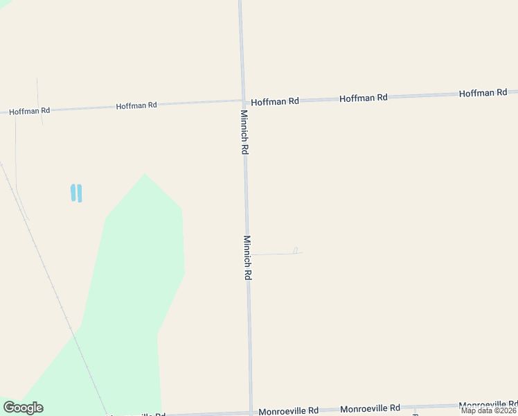 map of restaurants, bars, coffee shops, grocery stores, and more near 11105 Minnich Road in Fort Wayne