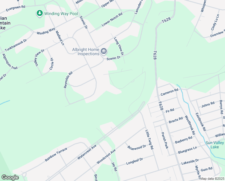 map of restaurants, bars, coffee shops, grocery stores, and more near 249 Sky-Hi Terrace in Effort