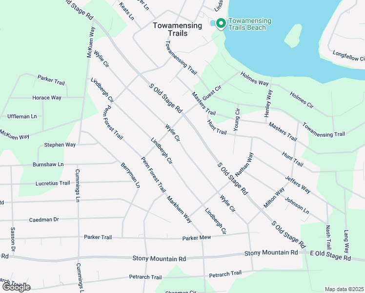 map of restaurants, bars, coffee shops, grocery stores, and more near 1904 Wylie Circle in Albrightsville