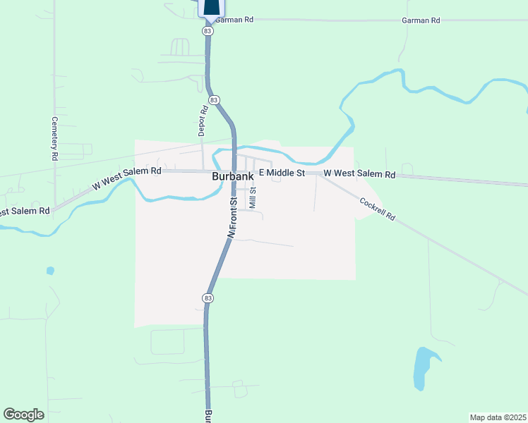 map of restaurants, bars, coffee shops, grocery stores, and more near 125 South Street in Burbank