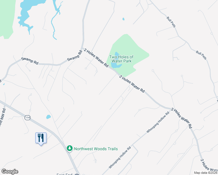 map of restaurants, bars, coffee shops, grocery stores, and more near 86 2 Holes Water Road in East Hampton