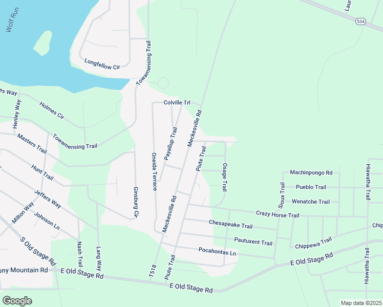 map of restaurants, bars, coffee shops, grocery stores, and more near 120 Meckesville Road in Albrightsville
