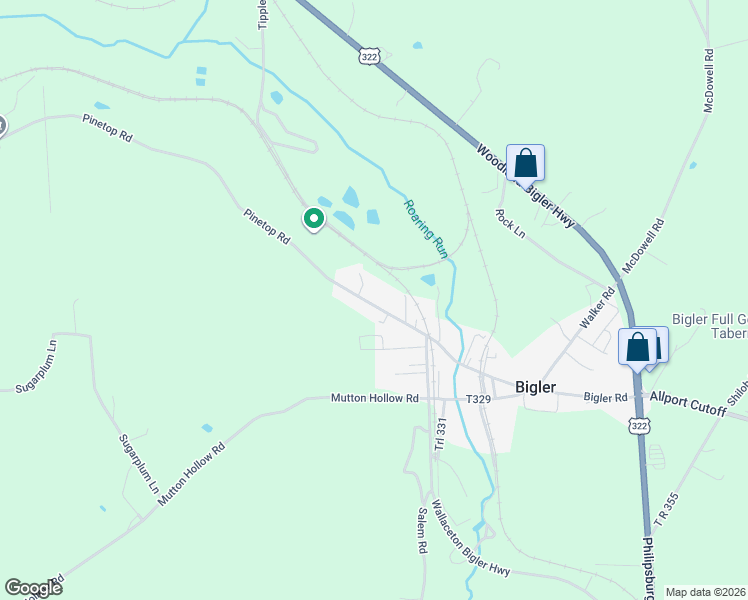 map of restaurants, bars, coffee shops, grocery stores, and more near 470 Pinetop Road in Woodland