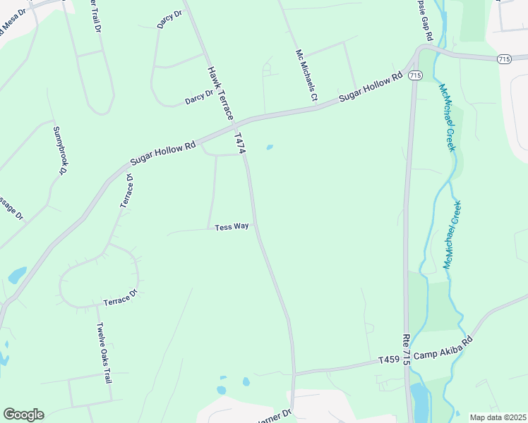 map of restaurants, bars, coffee shops, grocery stores, and more near 288 White Church Road in Saylorsburg